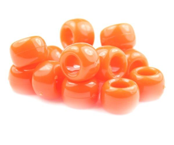 50243 マンデリン 不透明(Opaque) 9x6mm(標準) バレル ポニービーズ (100個)