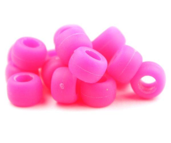 50135 マゼンタ マット(Matte) 9x6mm(標準) バレル ポニービーズ (100個)