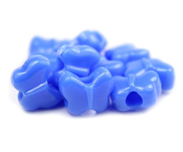 50623 ツルニチニチソウ 不透明(Opaque) 13x10mm バタフライ ポニービーズ (50個)