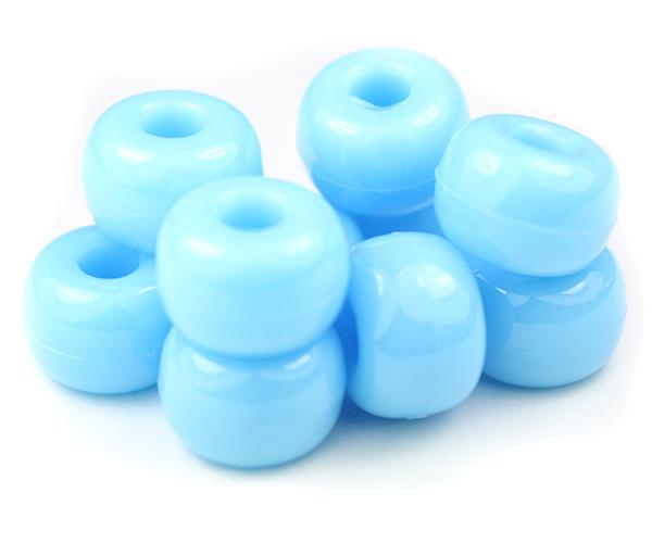 52001 ベイビーブルー 不透明(Opaque) 11x8mm ラージ バレル ポニービーズ (50個)