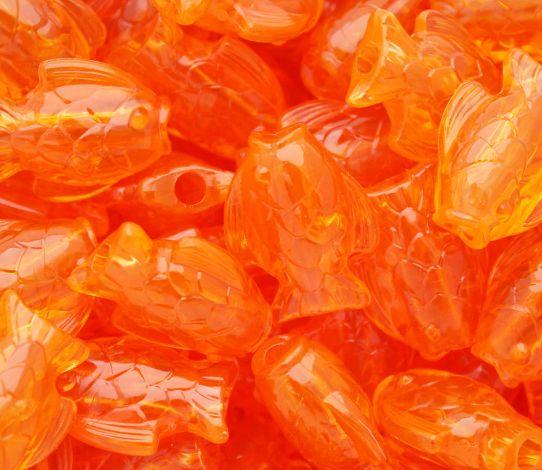 57173 ヒヤシンス 透明 25mm サカナ ポニービーズ (10個)1枚目の画像