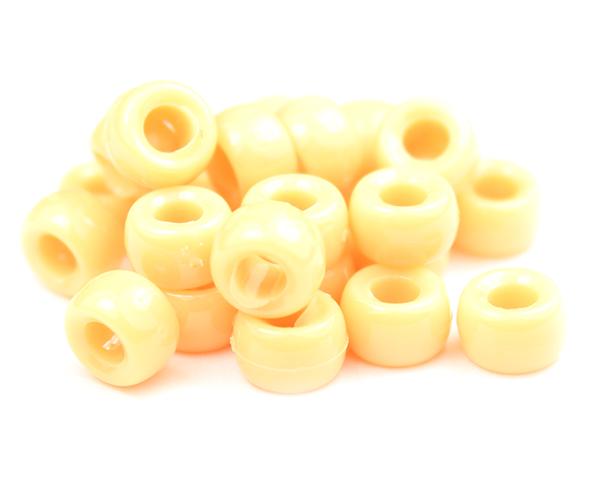 51027 サンド 不透明(Opaque) 6.5x4mm ミニ バレル ポニービーズ (200個)