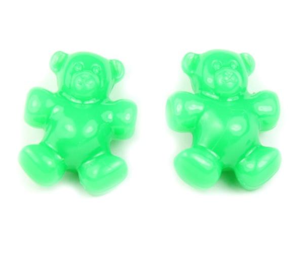 57239 バッタ ネオン ブライト 25mm テディベア ポニービーズ (10個)1枚目の画像