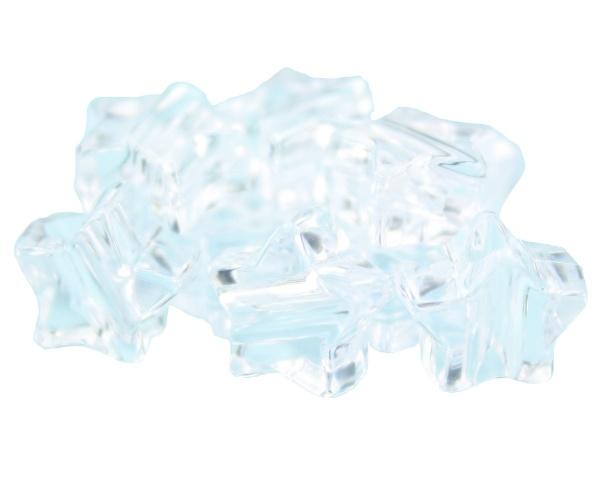 50363 クリスタル 透明 13mm スター ポニービーズ (50個)1枚目の画像