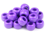 50029 ダーク ライラック 不透明(Opaque) 9x6mm(標準) バレル ポニービーズ (100個)【在庫状況：★★☆】