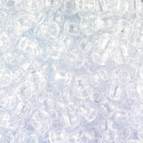 50040 クリスタル 透明 9x6mm(標準) バレル ポニービーズ (100個)【在庫状況：★★★】