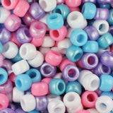 50043 プリンセス ミックス 9x6mm(標準) バレル ポニービーズ (100個)【在庫状況：★☆☆】