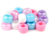 50043 プリンセス ミックス 9x6mm(標準) バレル ポニービーズ (100個)【在庫状況：★☆☆】