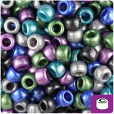 50061 クール ミックス パール 9x6mm(標準) バレル ポニービーズ (100個)【在庫状況：★★☆】