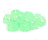50068 グリーン 蓄光 9x6mm(標準) バレル ポニービーズ (100個)【在庫状況：★☆☆】
