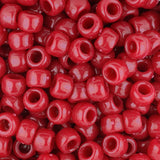 50083 バーガンディ 不透明(Opaque) 9x6mm(標準) バレル ポニービーズ【在庫状況：★★☆】