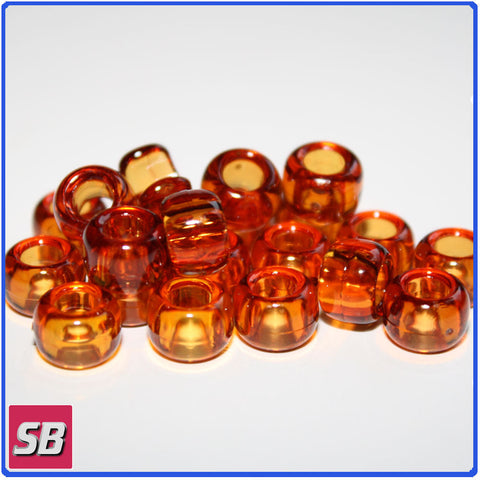 50085 トータス 透明 9x6mm(標準) バレル ポニービーズ (100個)【リクエスト入荷】