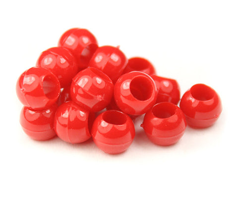 50094 レッド 不透明(Opaque) 5x7mm 球状 ポニービーズ (200個)【リクエスト入荷】