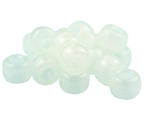 50113 蓄光 9x6mm(標準) バレル ポニービーズ (100個)【在庫状況：★★★】