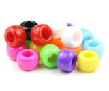 50120 ミックス 不透明(Opaque) 9x6mm(標準) バレル ポニービーズ (100個)【在庫状況：★★☆】