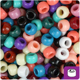 50128 サウスウエスト ミックス 不透明(Opaque) 9x6mm(標準) バレル ポニービーズ (100個)【在庫状況：★★☆】