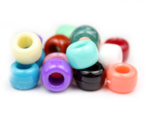 50128 サウスウエスト ミックス 不透明(Opaque) 9x6mm(標準) バレル ポニービーズ (100個)【在庫状況：★★☆】