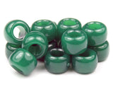 50141 アガット グリーン 不透明(Opaque) 9x6mm(標準) バレル ポニービーズ【在庫状況：★☆☆】