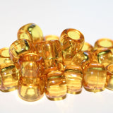 50147 トパーズ 透明 9x6mm(標準) バレル ポニービーズ (100個)【在庫状況：★★☆】