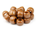 50222 タイガー・アイ マーブル 9x6mm(標準) バレル ポニービーズ (100個)【在庫状況：★☆☆】