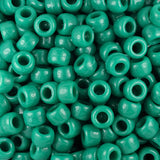 50227 マーブル グリーン 9x6mm(標準) バレル ポニービーズ (100個)【在庫状況：★★☆】