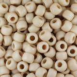 50229 ダーク アイボリー マット(Matte) 9x6mm(標準) バレル ポニービーズ (100個)【在庫状況：★☆☆】