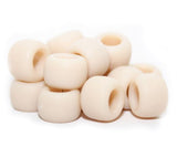 50229 ダーク アイボリー マット(Matte) 9x6mm(標準) バレル ポニービーズ (100個)【在庫状況：★☆☆】