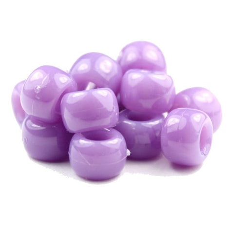 50265 ラベンダー マーブル 9x6mm(標準) バレル ポニービーズ (100個)【在庫あり：★★☆】