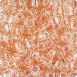 50276 シャンパン 透明 9x6mm(標準) バレル ポニービーズ (100個)【在庫状況：★☆☆】