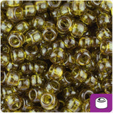 50292 アボカド 透明 9x6mm(標準) バレル ポニービーズ (100個)【在庫状況：★★☆】