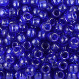 50294 ミッドナイトブルー 透明 9x6mm(標準) バレル ポニービーズ (100個)【在庫状況：★★☆】