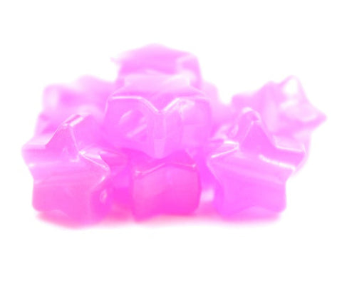 50311 ピンク 蓄光 13mm スター ポニービーズ (50個)【リクエスト入荷】