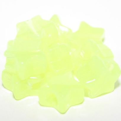 50314 イエロー 蓄光 13mm スター ポニービーズ (50個)【在庫状況：★☆☆】
