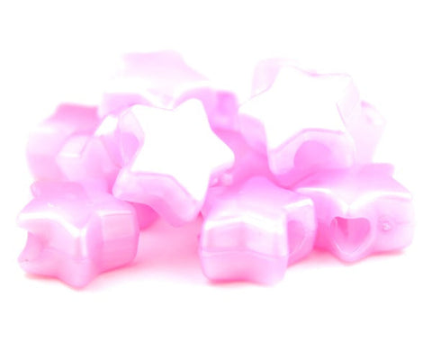 50320 ライト ピンク パール 13mm スター ポニービーズ (50個)【在庫あり：★★☆】