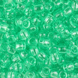 50326 ペリドット 透明 9x6mm(標準) バレル ポニービーズ (100個)【在庫状況：★☆☆】