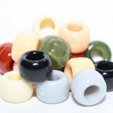 50330 ナチュラル ミックス 不透明(Opaque) 9x6mm(標準) バレル ポニービーズ (100個)【在庫状況：★☆☆】