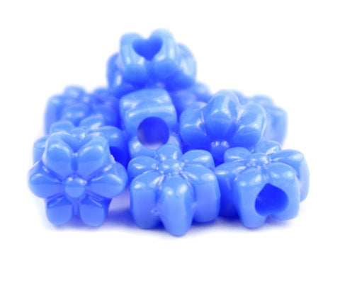 50580 ツルニチニチソウ 不透明(Opaque) 13mm フラワー ポニービーズ (50個)【リクエスト入荷】