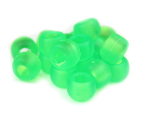 50741 ミント グリーン つや消し 9x6mm(標準) バレル ポニービーズ (100個)【在庫状況：★★☆】