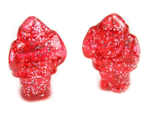 57030 ルビー 閃光(Sparkle) 25mm サンタクロース ポニービーズ (10個)【リクエスト入荷】