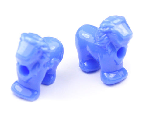 57056 ツルニチニチソウ 不透明(Opaque) 25mm ライオン ポニービーズ (10個)【在庫あり：★☆☆】