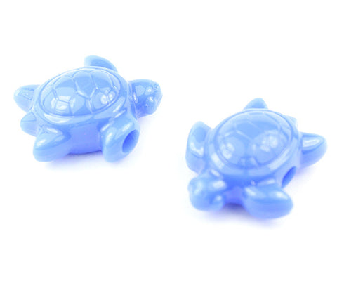 57151 ツルニチニチソウ 不透明(Opaque) 25mm ウミガメ ポニービーズ (10個)【リクエスト入荷】