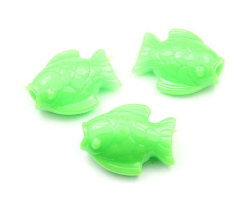 57206 ライム 不透明(Opaque) 25mm サカナ ポニービーズ (10個)【リクエスト入荷】