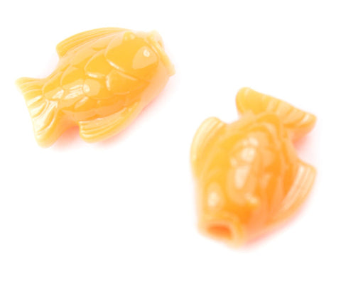 57226 オレンジ 不透明(Opaque) 25mm サカナ ポニービーズ (10個)【リクエスト入荷】