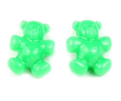 57239 バッタ ネオン ブライト 25mm テディベア ポニービーズ (10個)【在庫あり：★☆☆】