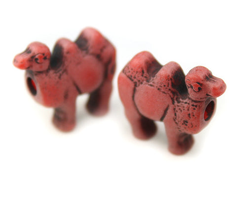 57302  ターコイズ 閃光 25mm テディベア ポニービーズ (10個)【在庫あり：★☆☆】