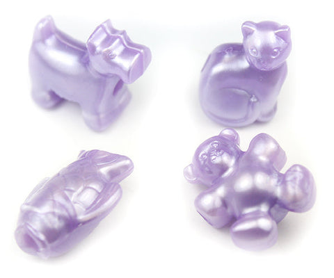 57341 ライト パープル パール 25mm ペット ポニービーズ (10個)【在庫あり：★☆☆】